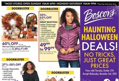 Boscov's (CT, DE, MD, NJ, NY, PA) Weekly Ad Flyer Specials October 27 to November 2, 2022 Boscov's (CT, DE, MD, NJ, NY, PA) Weekly Ad Flyer Specials October 27 to November 2, 2022