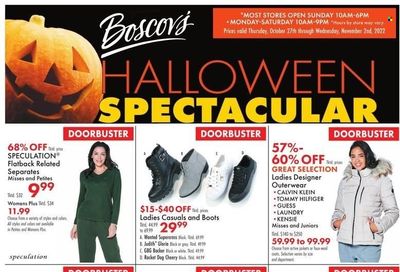 Boscov's (CT, DE, MD, NJ, NY, PA) Weekly Ad Flyer Specials October 27 to November 2, 2022