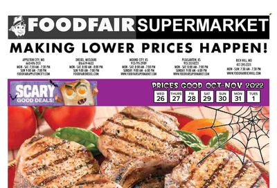Food Fair Supermarket (CA, KS, MO) Weekly Ad Flyer Specials October 26 to November 1, 2022