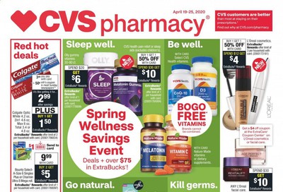 CVS Pharmacy Weekly Ad & Flyer April 19 to 25