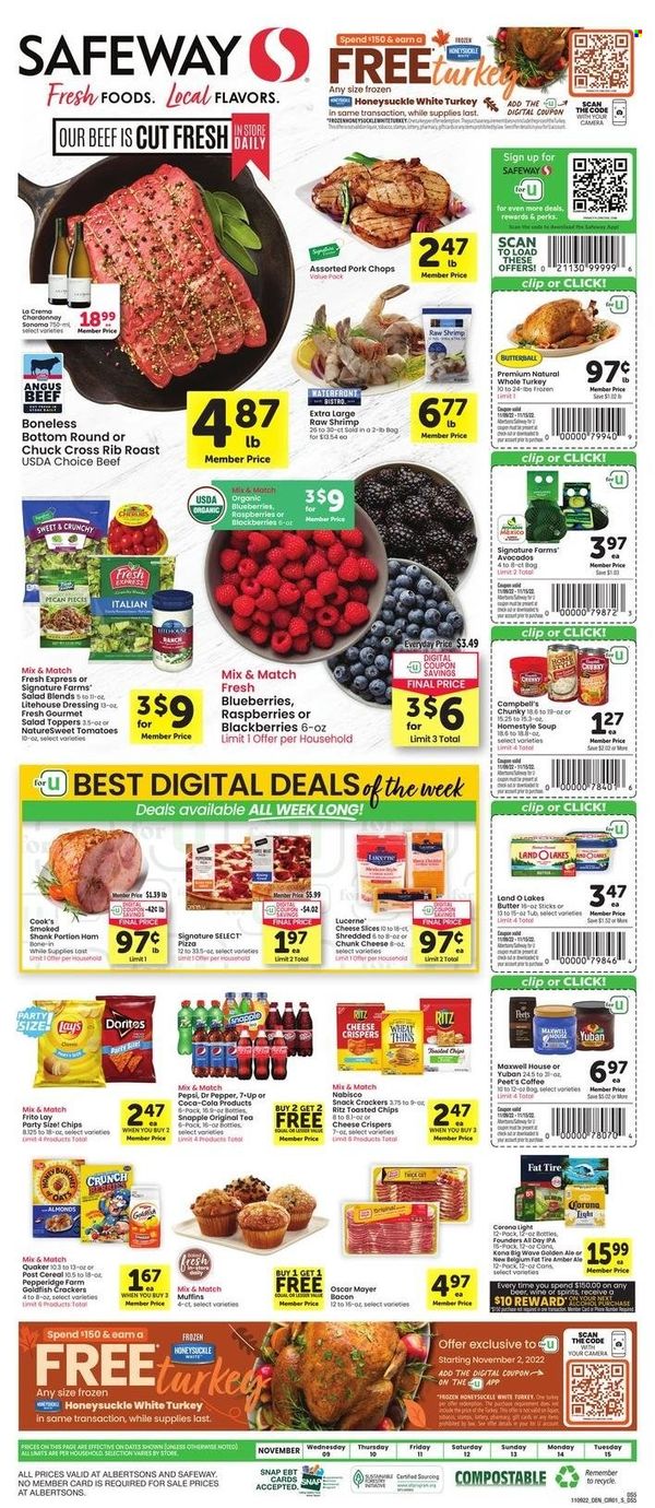 Safeway (SD) Weekly Ad Flyer Specials November 9 to November 15, 2022