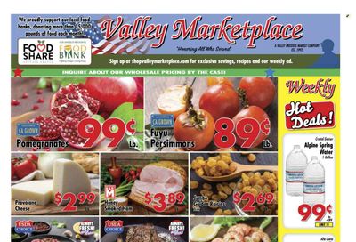 Valley Marketplace (CA) Weekly Ad Flyer Specials November 9 to November 15, 2022