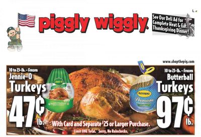 Piggly Wiggly (GA, SC) Weekly Ad Flyer Specials November 9 to November 15, 2022