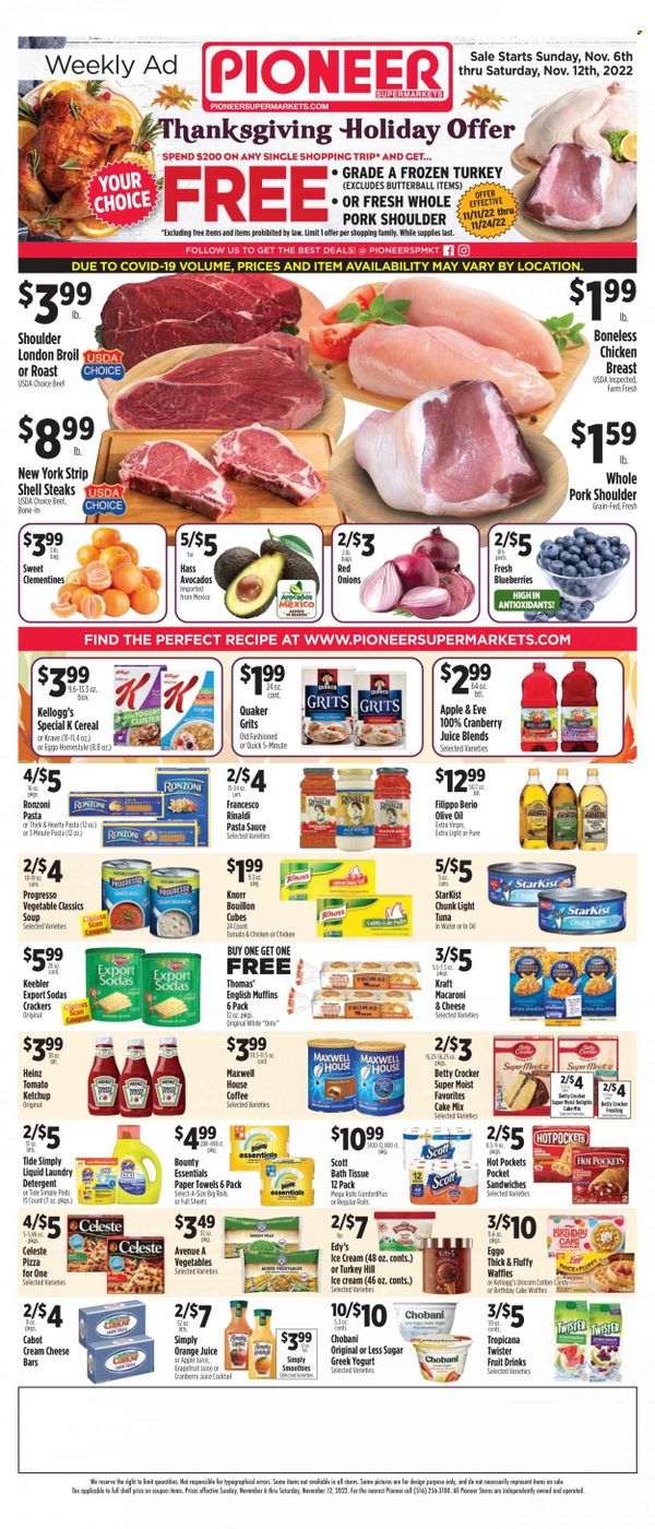 Pioneer Supermarkets (NJ, NY) Weekly Ad Flyer Specials November 6 to