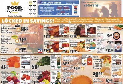 Food Dynasty (NY) Weekly Ad Flyer Specials November 11 to November 17, 2022