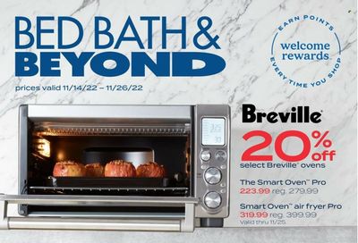 Bed Bath & Beyond Weekly Ad Flyer Specials November 14 to November 26, 2022