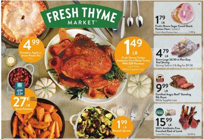 Fresh Thyme Weekly Ad Flyer Specials November 16 to November 24, 2022