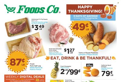 Foods Co (CA, OH, VA) Weekly Ad Flyer Specials November 16 to November 24, 2022