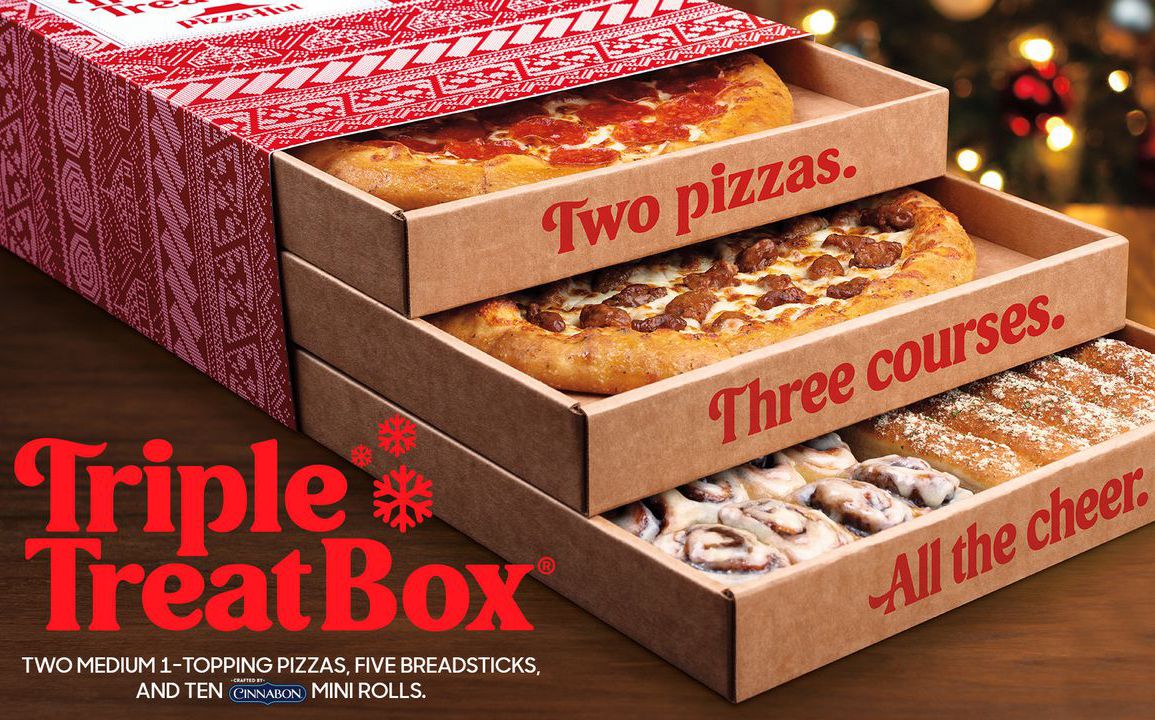 Pizza Hut is Serving Up 3X the Taste with the 3 Course Triple Treat Box