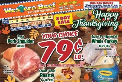 Western Beef (FL, NY) Weekly Ad Flyer Specials November 17 to November 24, 2022