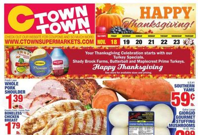 C-Town (CT, FL, MA, NJ, NY, PA) Weekly Ad Flyer Specials November 18 to November 24, 2022