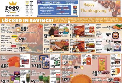 Food Dynasty (NY) Weekly Ad Flyer Specials November 18 to November 24, 2022