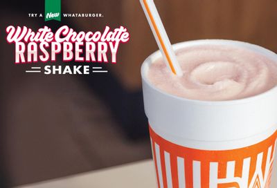The Brand New White Chocolate Raspberry Shake Lands at Whataburger for the Holidays