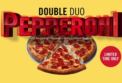 Sbarro’s Double Duo Pepperoni Pizza is Now Available for a Limited Time