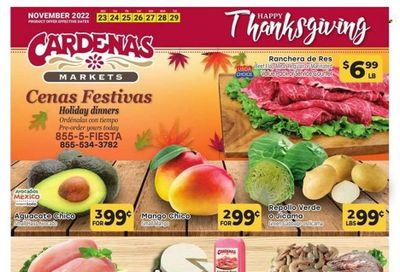 Cardenas (CA, NV) Weekly Ad Flyer Specials November 23 to November 29, 2022