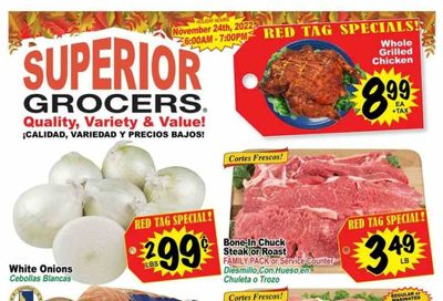 Superior Grocers (CA) Weekly Ad Flyer Specials November 23 to November 29, 2022