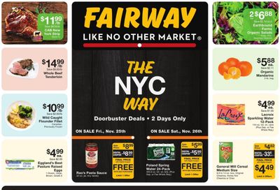Fairway Market (CT, NJ, NY) Weekly Ad Flyer Specials November 25 to December 1, 2022