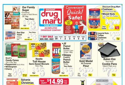 Discount Drug Mart (OH) Weekly Ad Flyer Specials November 30 to December 6, 2022