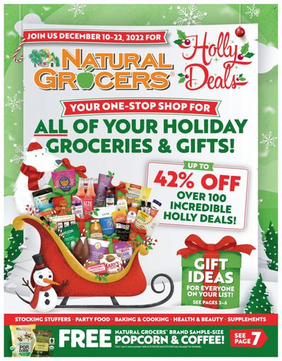 Natural Grocers Weekly Ad Flyer Specials December 10 to December 22, 2022