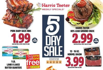 Harris Teeter Weekly Ad Flyer Specials November 25 to November 29, 2022