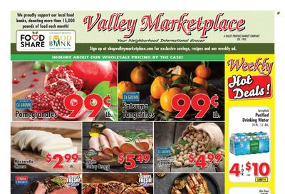 Valley Marketplace (CA) Weekly Ad Flyer Specials November 25 to November 29, 2022