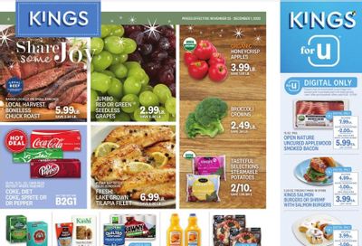 Kings Food Markets (CT, NJ, NY) Weekly Ad Flyer Specials November 25 to December 1, 2022