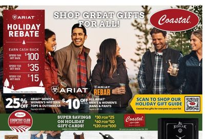 Coastal Farm & Ranch Weekly Ad Flyer Specials November 30 to December 6, 2022