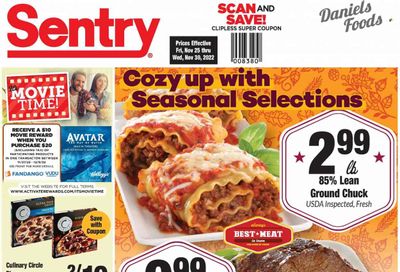 Sentry Foods (WI) Weekly Ad Flyer Specials November 25 to November 30, 2022