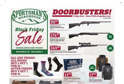 Sportsman's Warehouse Weekly Ad Flyer Specials November 25 to December 1, 2022