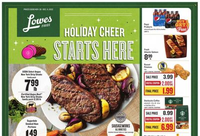 Lowes Foods (NC, SC) Weekly Ad Flyer Specials November 30 to December 6, 2022