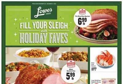 Lowes Foods (NC, SC) Weekly Ad Flyer Specials November 30 to December 27, 2022