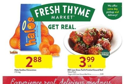Fresh Thyme Weekly Ad Flyer Specials November 30 to December 6, 2022