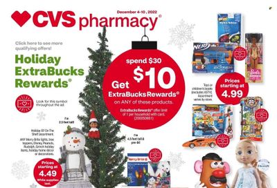 CVS Pharmacy Weekly Ad Flyer Specials December 4 to December 10, 2022