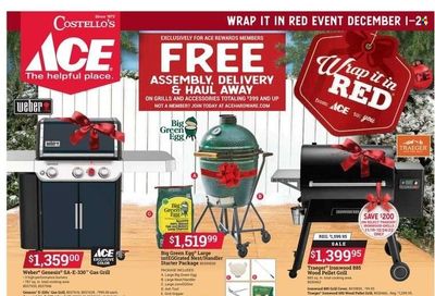 ACE Hardware Weekly Ad Flyer Specials December 1 to December 24, 2022