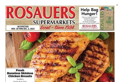 Rosauers (ID, MT, OR, WA) Weekly Ad Flyer Specials November 30 to December 6, 2022