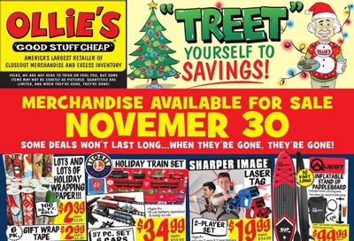 Ollie's Bargain Outlet Weekly Ad Flyer Specials November 30 to December 6, 2022