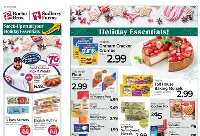 Roche Bros. (MA) Weekly Ad Flyer Specials December 2 to December 8, 2022