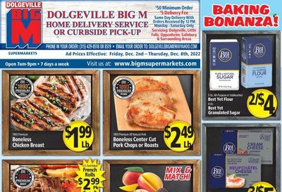 Big M (NY, PA) Weekly Ad Flyer Specials December 2 to December 8, 2022