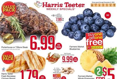 Harris Teeter Weekly Ad Flyer Specials November 30 to December 6, 2022