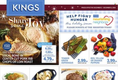 Kings Food Markets (CT, NJ, NY) Weekly Ad Flyer Specials December 2 to December 8, 2022