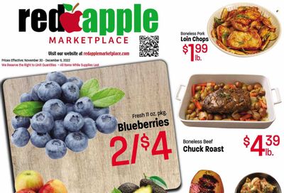 Red Apple Marketplace (OR) Weekly Ad Flyer Specials November 30 to December 6, 2022