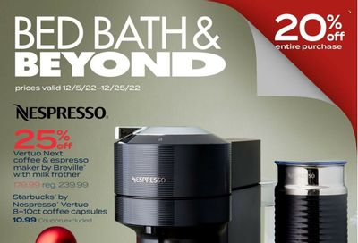 Bed Bath & Beyond Weekly Ad Flyer Specials December 5 to December 25, 2022