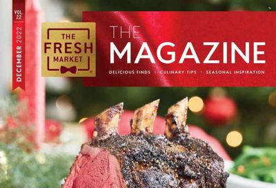 The Fresh Market Weekly Ad Flyer Specials November 30 to January 3, 2023