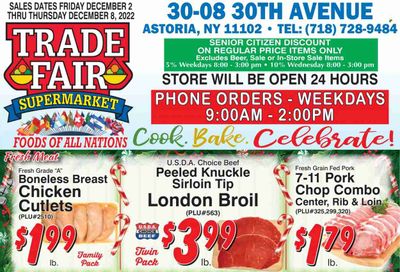 Trade Fair Supermarket (NY) Weekly Ad Flyer Specials December 2 to December 8, 2022