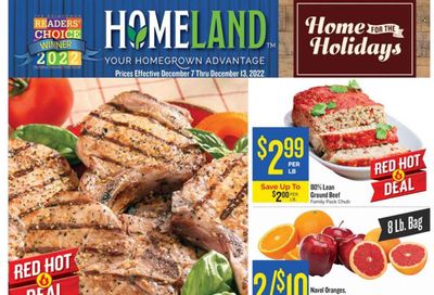 Homeland (OK, TX) Weekly Ad Flyer Specials December 7 to December 13, 2022