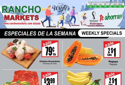 Rancho Markets (UT) Weekly Ad Flyer Specials December 6 to December 12, 2022