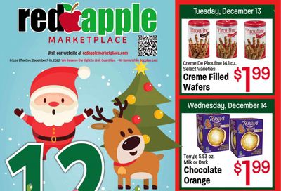 Red Apple Marketplace Weekly Ad Flyer Specials December 7 to December 13, 2022