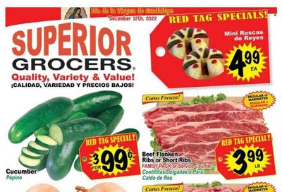 Superior Grocers (CA) Weekly Ad Flyer Specials December 7 to December 13, 2022