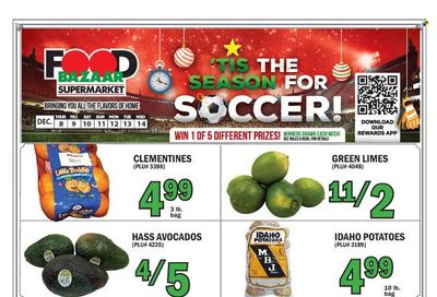Food Bazaar (CT, NJ, NY) Weekly Ad Flyer Specials December 8 to December 14, 2022