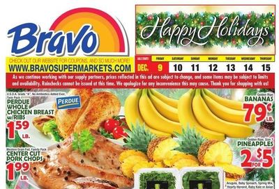 Bravo Supermarkets (CT, FL, MA, NJ, NY, PA) Weekly Ad Flyer Specials December 9 to December 15, 2022